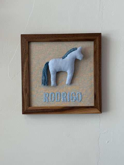 Letrero cuadrado Caballo