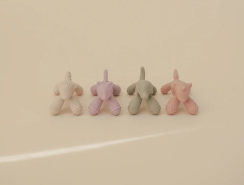 Mordedera animales - mushie