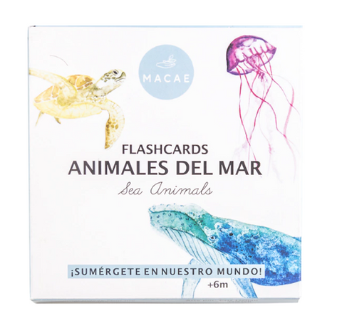 Flashcards Impermeables Animales del Mar