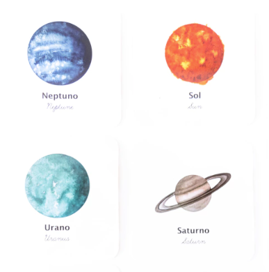 Flashcards Impermeables Sistema Solar