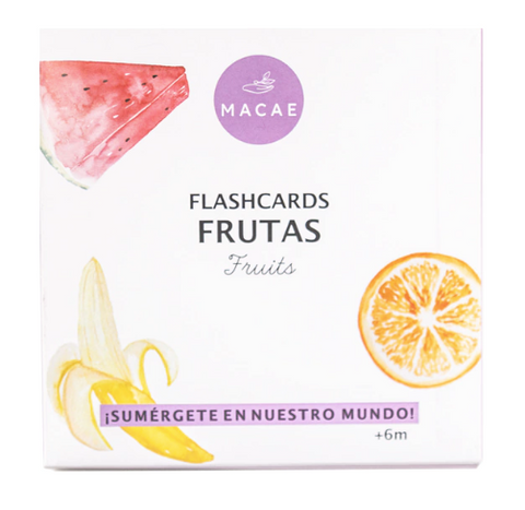 Flashcards Impermeables Frutas