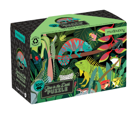 Rompecabezas Frogs & Lizards Glow Dark