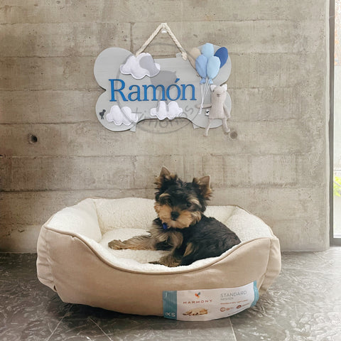 Letrero para mascota
