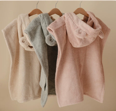 Poncho de baño Oso- mushie