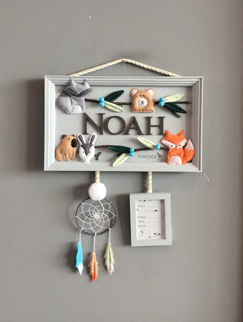 Woodlands de colores con atrapasueños