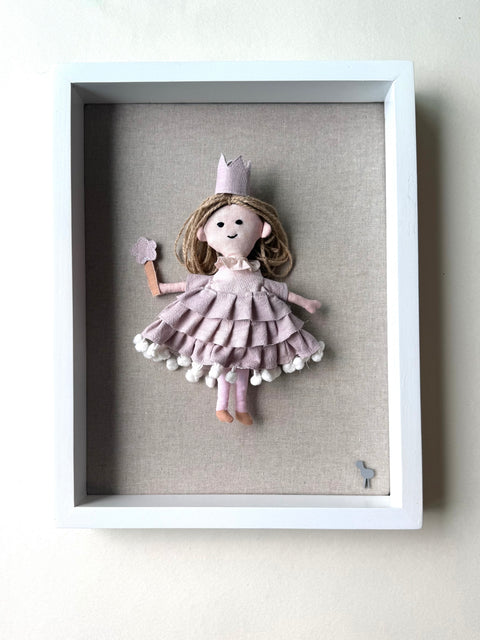Set de 3 cuadros: Princesa, Varita y Unicornio