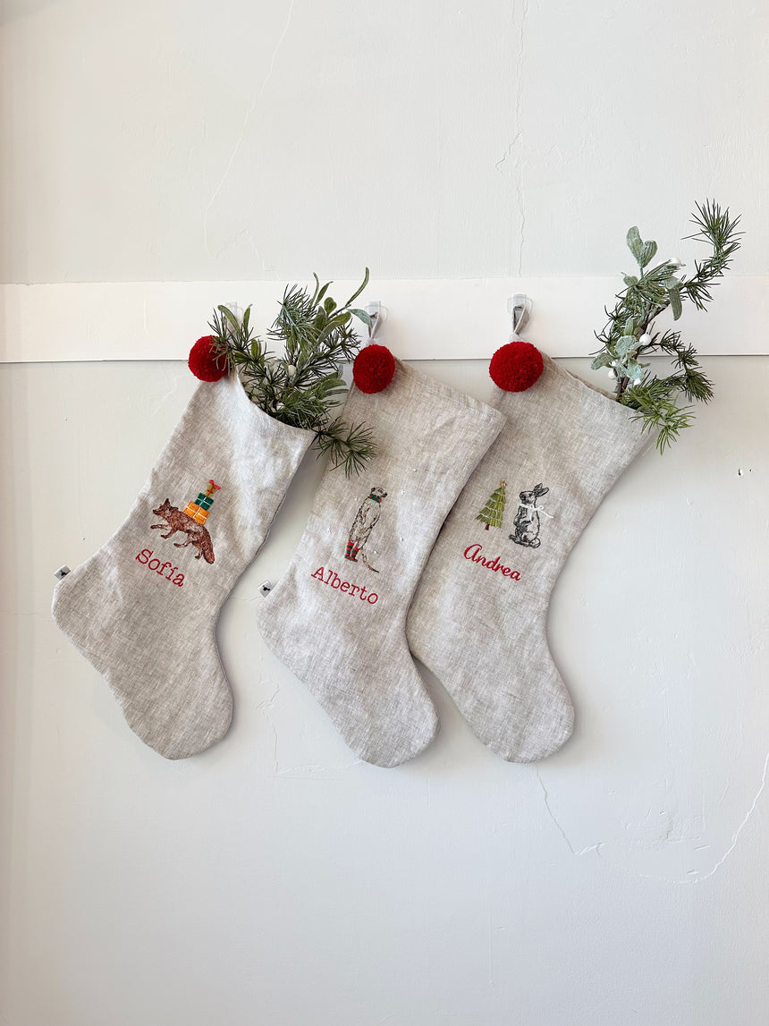 Bota de Navidad Serie Animal