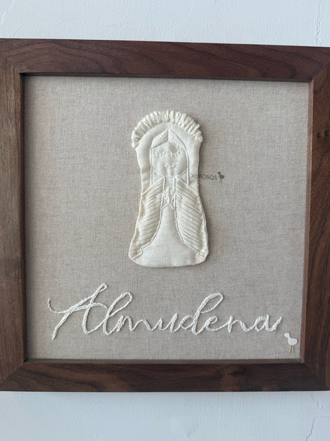Letrero cuadrado Virgen