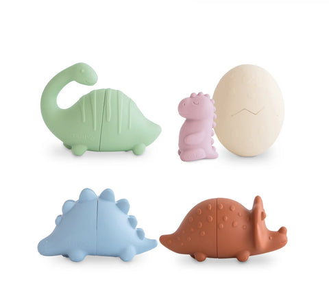 Set de juguetes de baño dinosaurios
