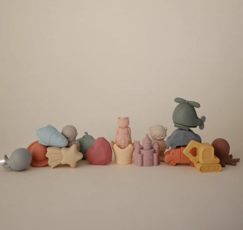 Set de juguetes de baño del mar