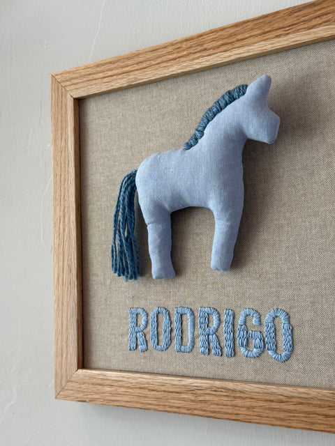 Letrero cuadrado Caballo