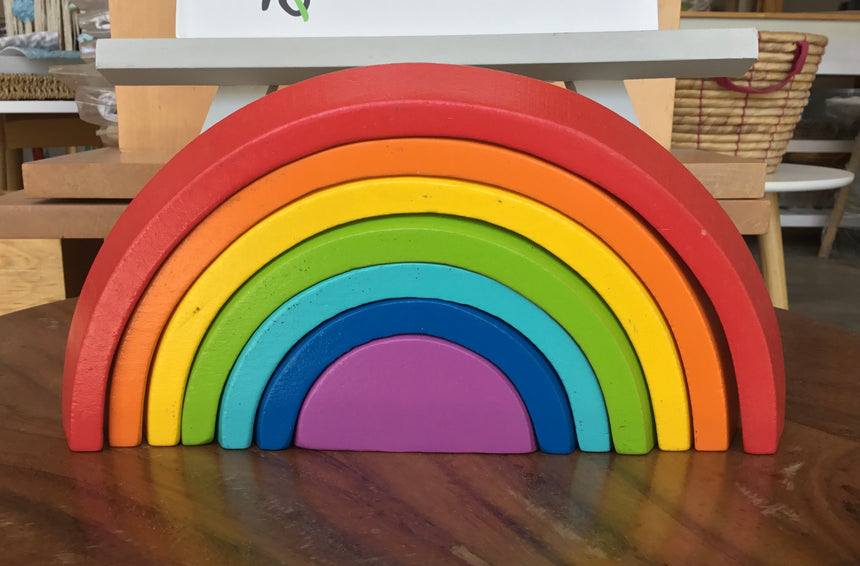Arcoíris flaco (colores vivos)