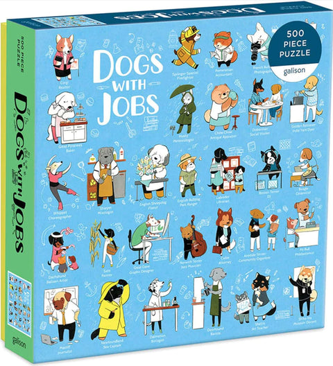 Rompecabezas Dogs with jobs