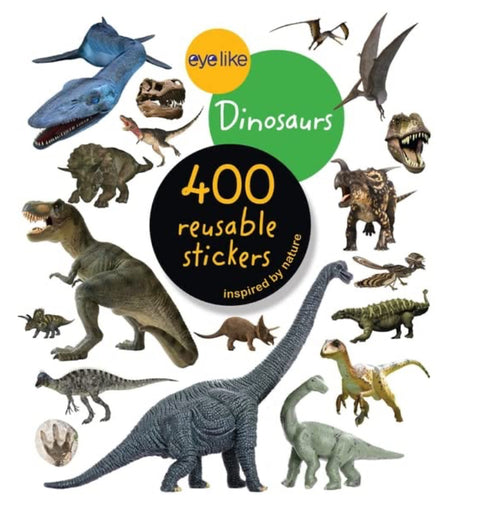 Libro Eyelike Stickers: Dinosaurs