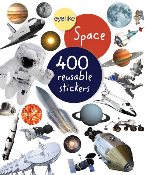 Cuento "400 reusable stickers space"