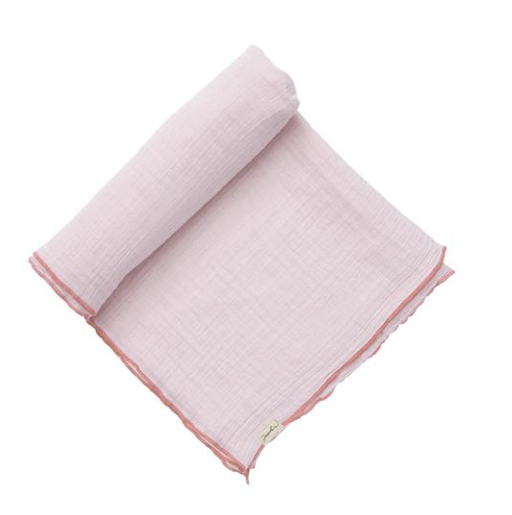 Cobija rosa clarito con orilla