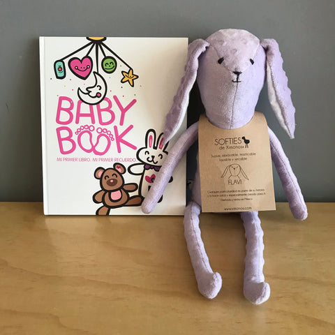 Kit baby book & Softie niña